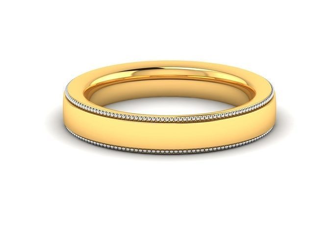 Solitaire Wedding Engagement Women Band Ring 3D print model