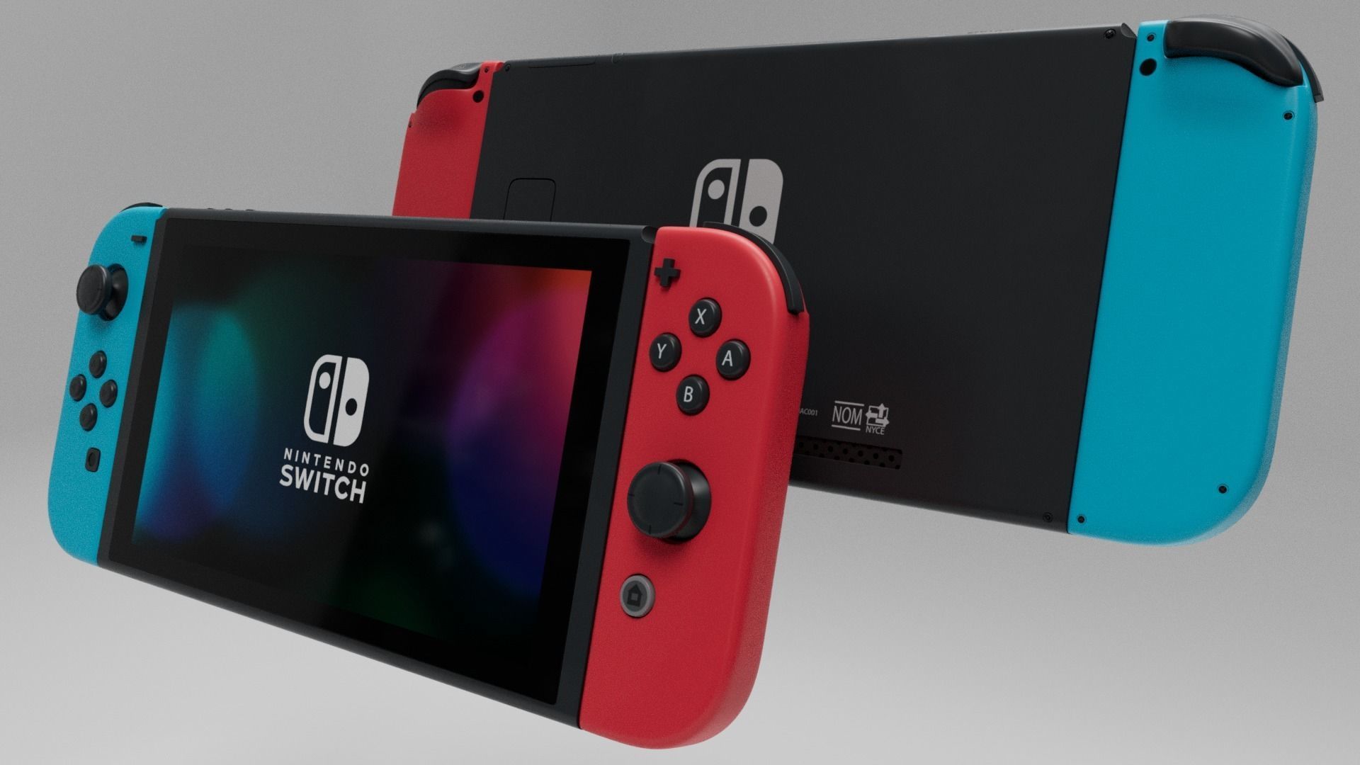 Nintendo Switch 3D model_6