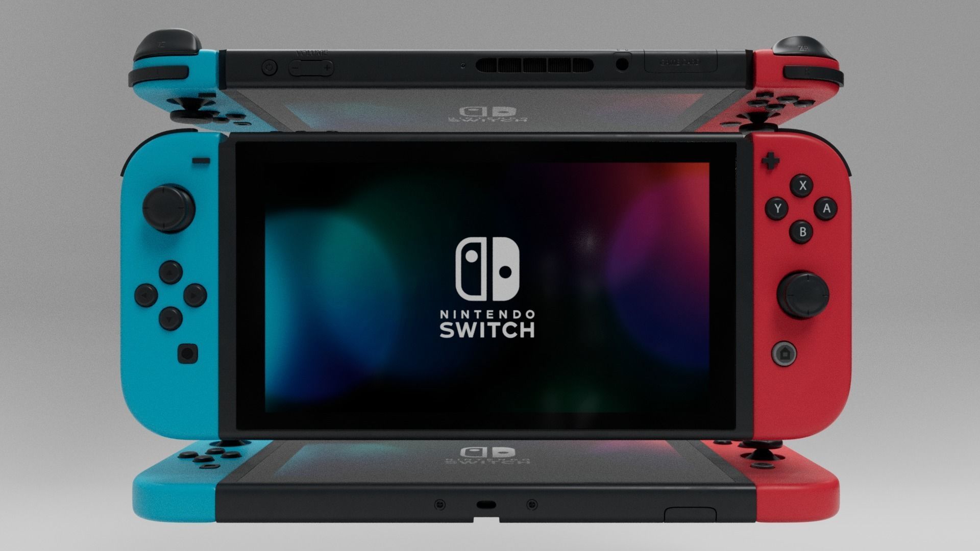 Nintendo Switch 3D model_2