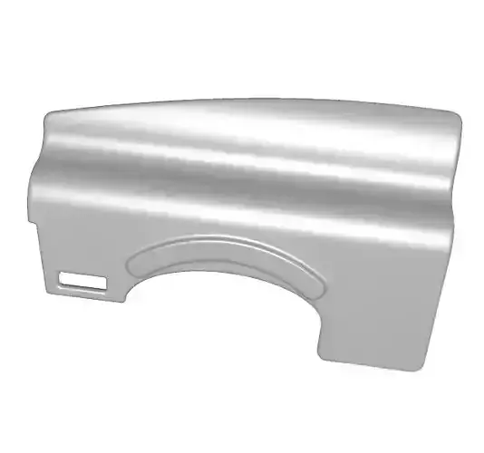 Steel Car Fender 3D model