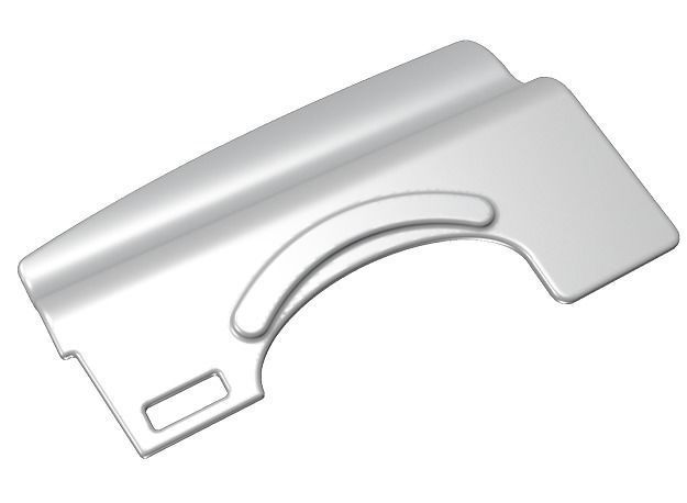 Steel Car Fender 3D model_2