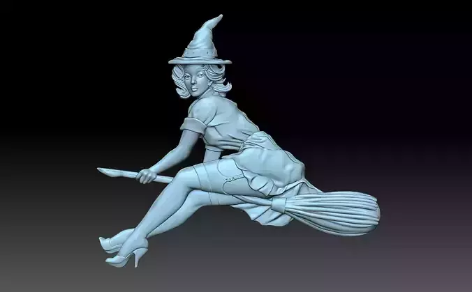Witch sword 3D print model