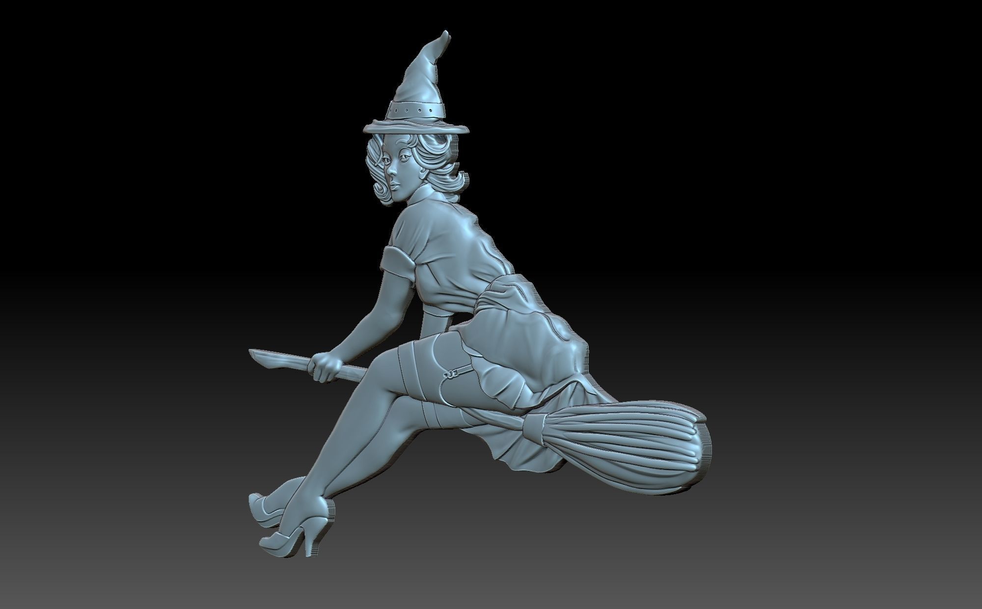 Witch sword 3D print model_1