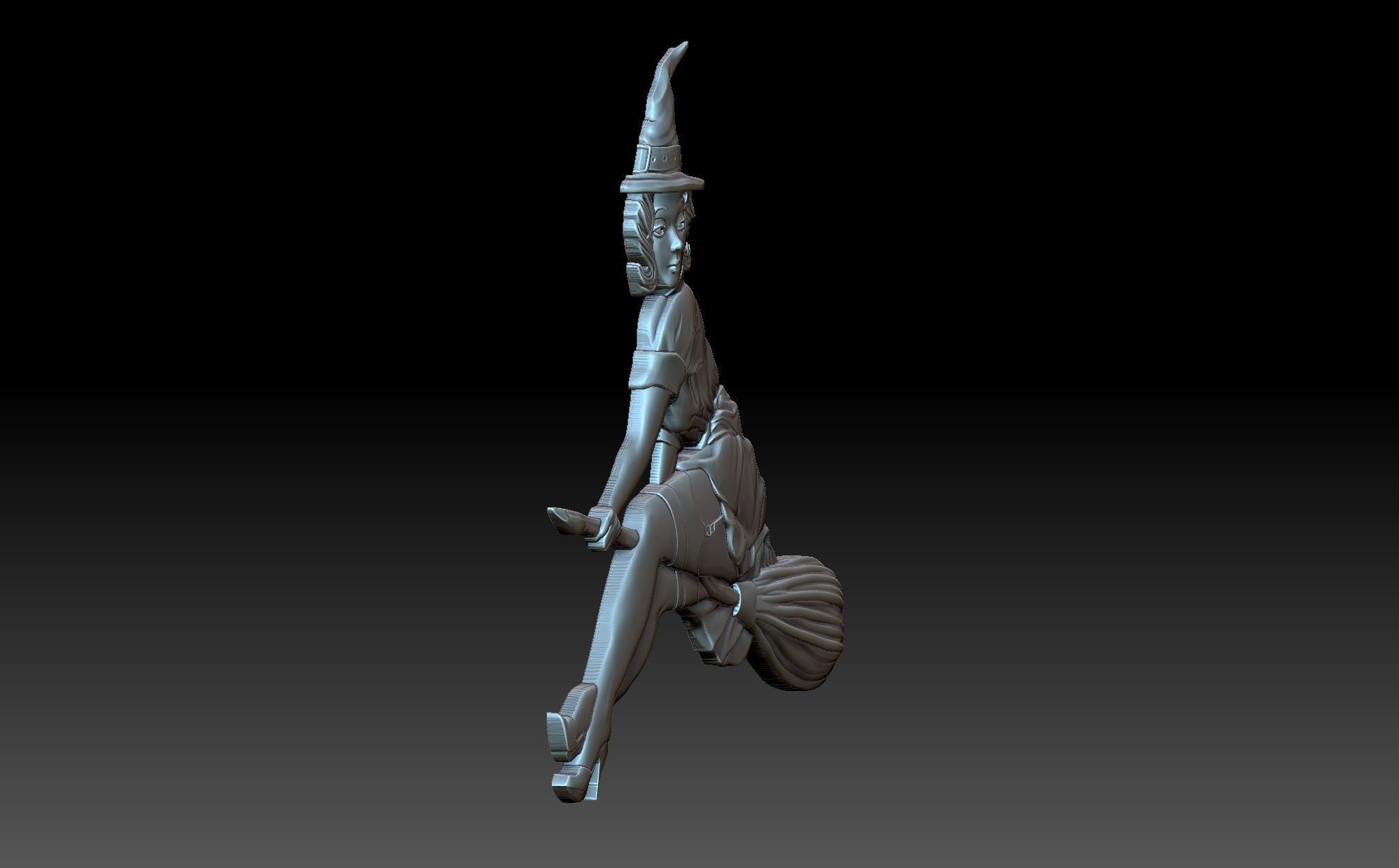 Witch sword 3D print model_5