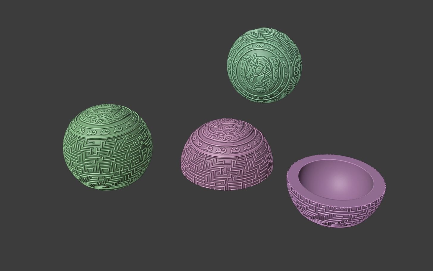 IRON HORSE BALL - Resident Evil Village  3D print model_3