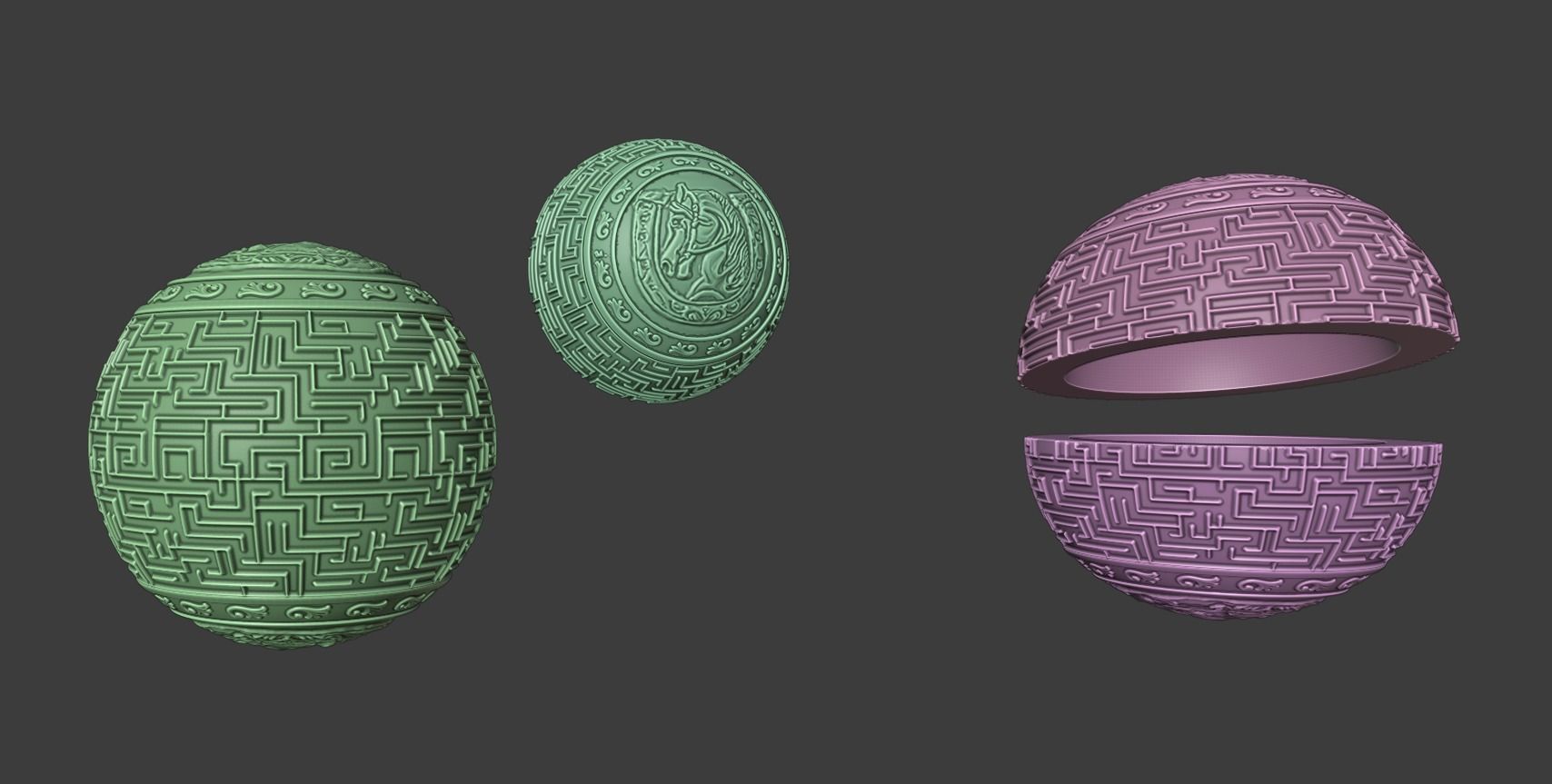 IRON HORSE BALL - Resident Evil Village  3D print model_4