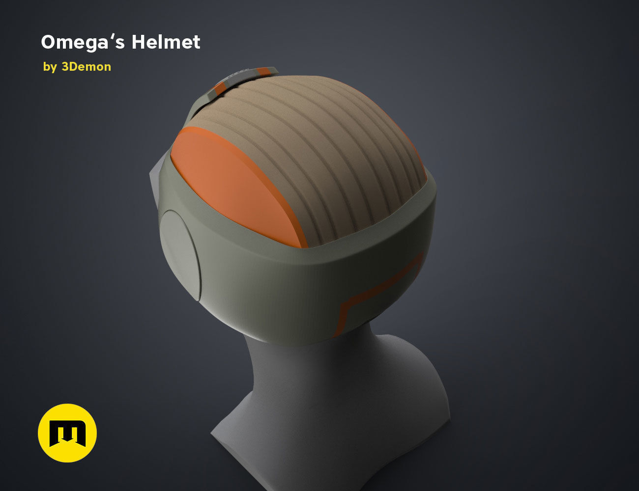Omega Helmet - Bad Batch 3D print model_28
