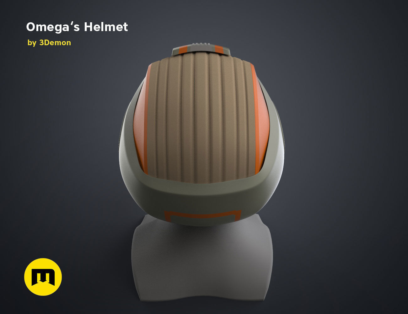 Omega Helmet - Bad Batch 3D print model_12