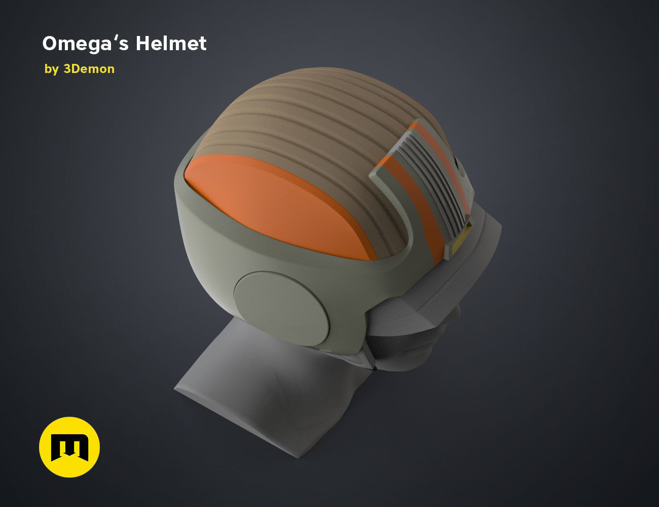 Omega Helmet - Bad Batch 3D print model_32