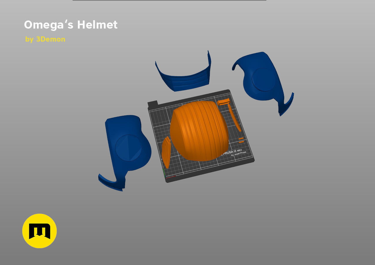 Omega Helmet - Bad Batch 3D print model_6