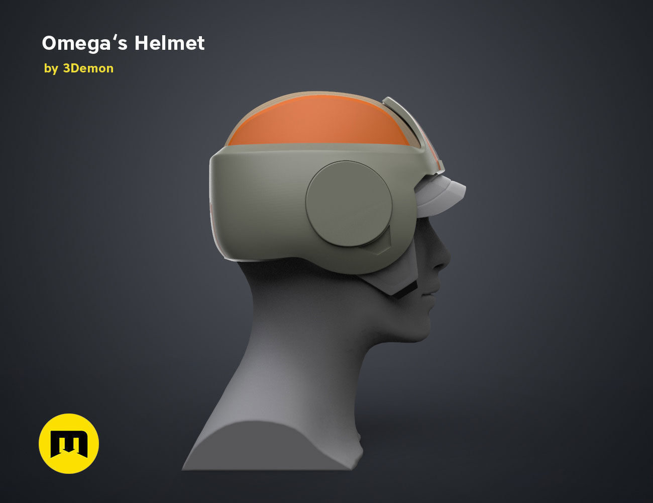 Omega Helmet - Bad Batch 3D print model_2