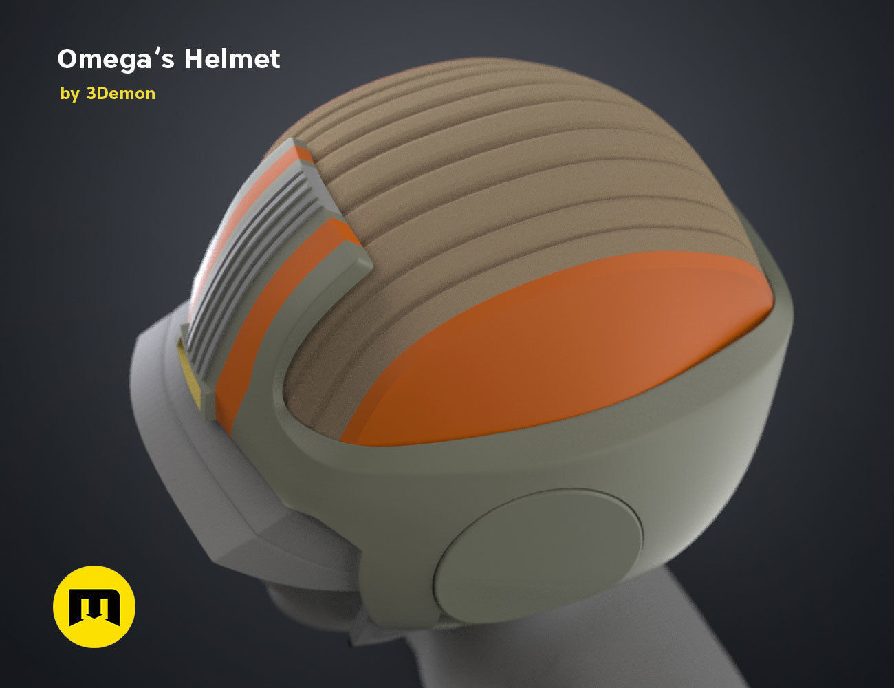 Omega Helmet - Bad Batch 3D print model_20