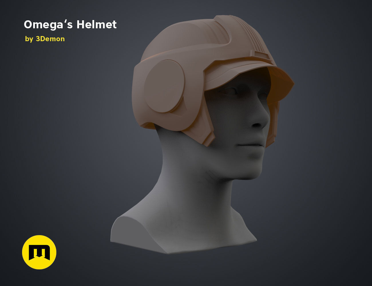 Omega Helmet - Bad Batch 3D print model_8