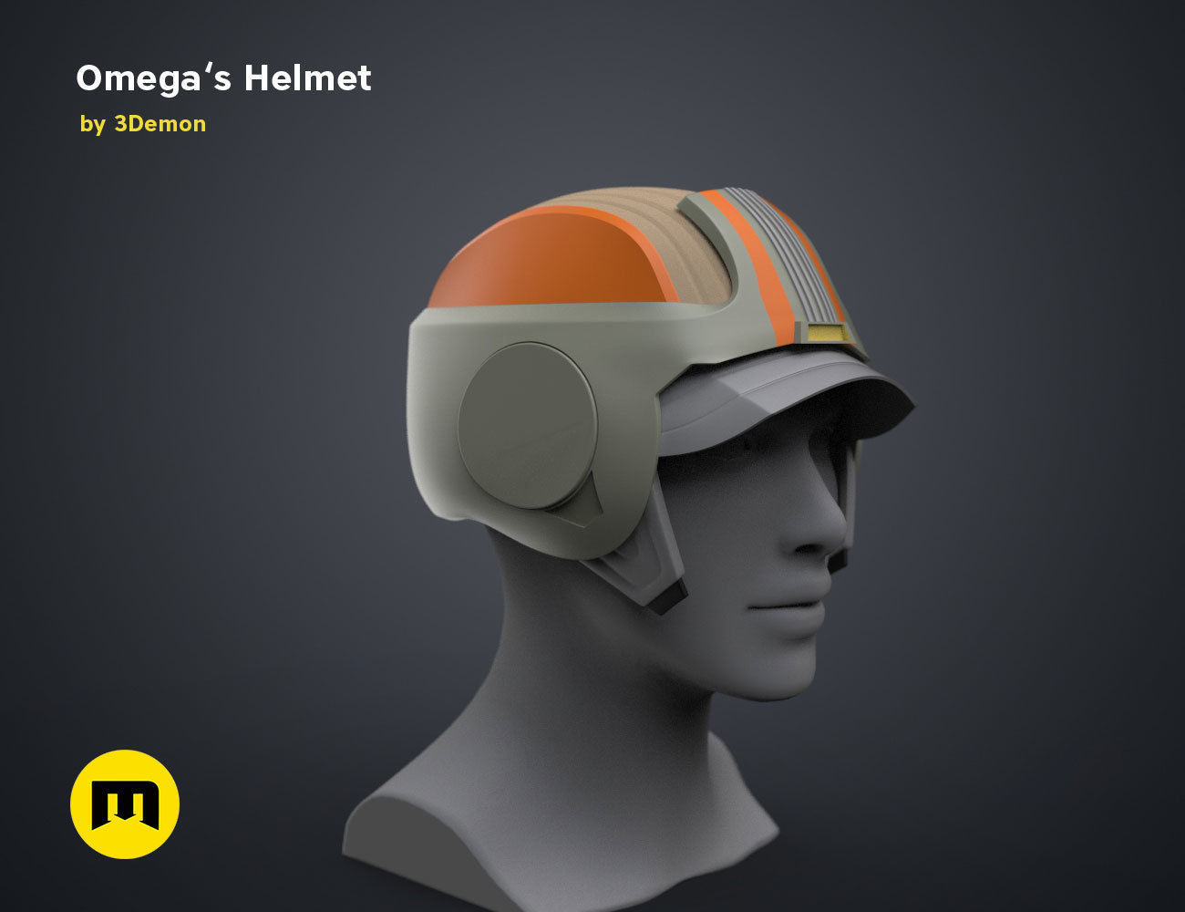 Omega Helmet - Bad Batch 3D print model_1