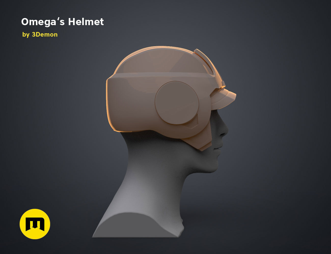 Omega Helmet - Bad Batch 3D print model_9