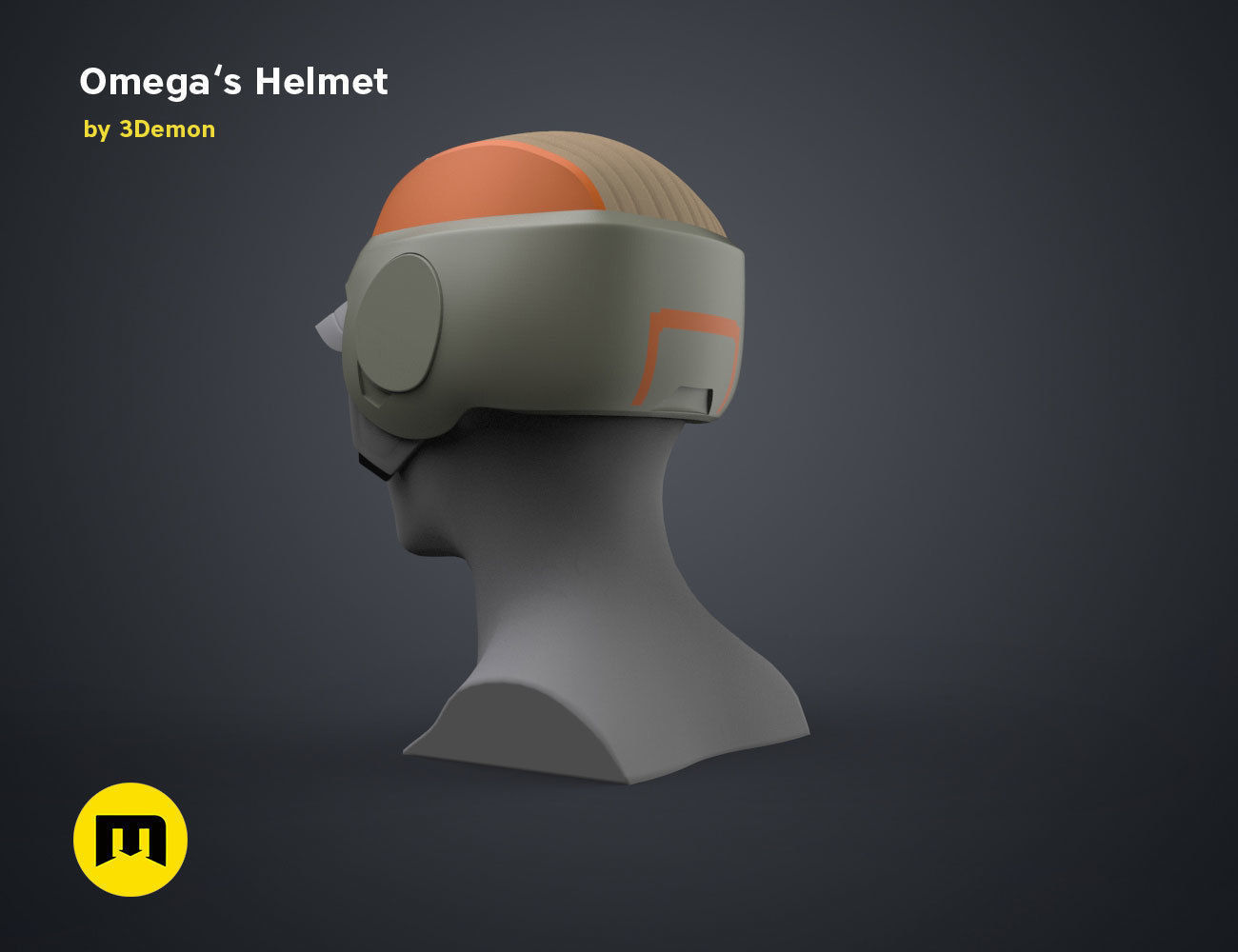 Omega Helmet - Bad Batch 3D print model_26