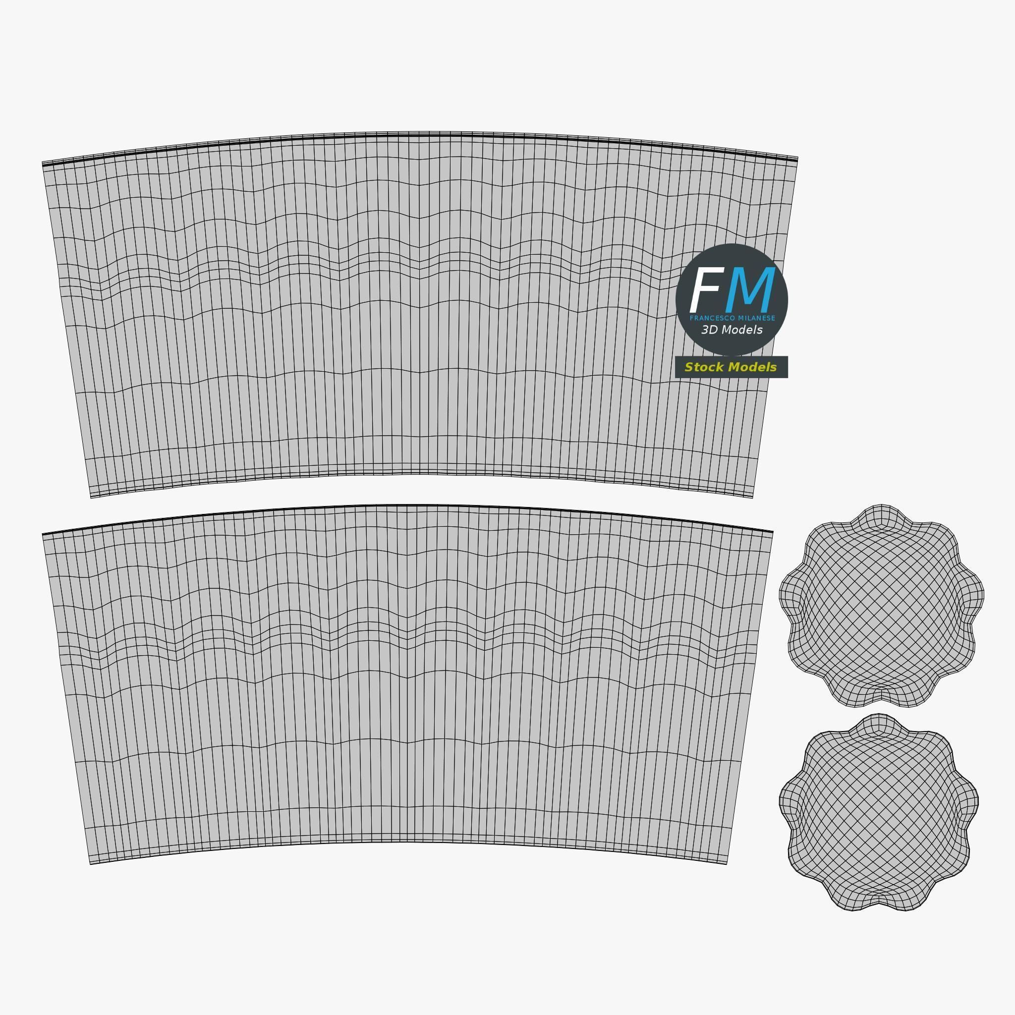 Coloured pencils in a glass 3D model_12