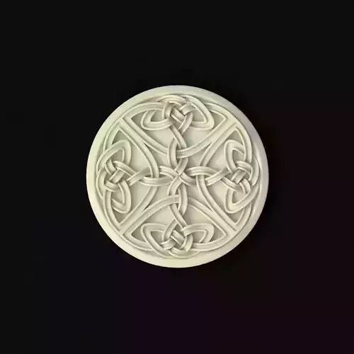 rosette celtic knot 3D model