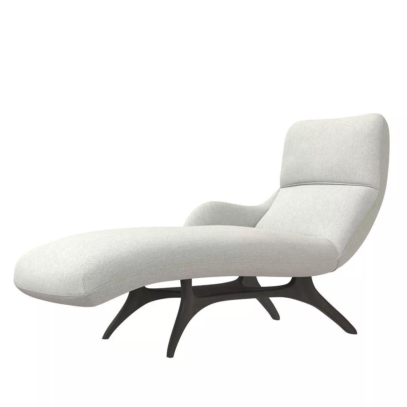 Holly Hunt Erica Chaise Lounge Vladimir Kagan 3D model