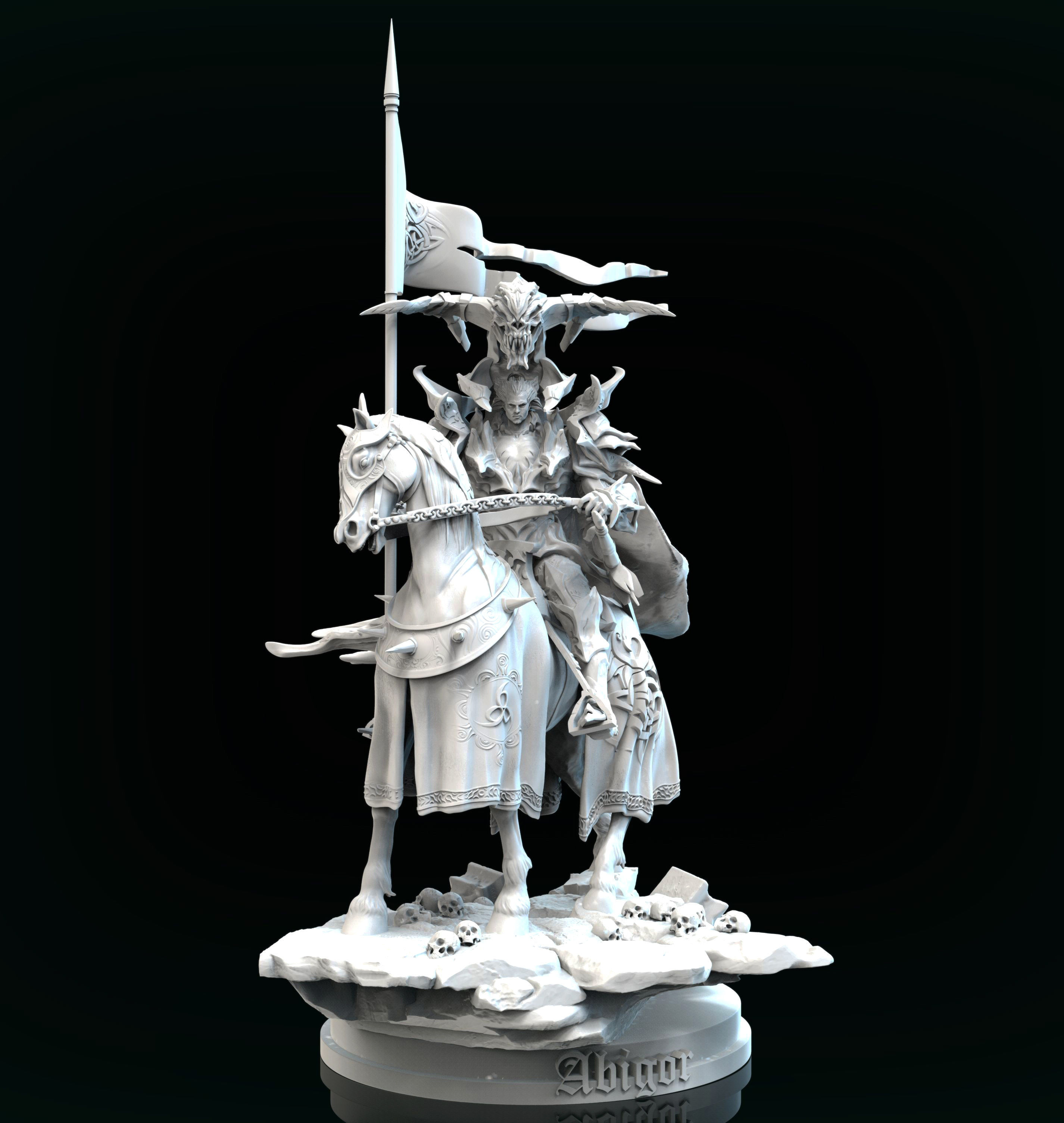 Abigor demon  3D print model_2