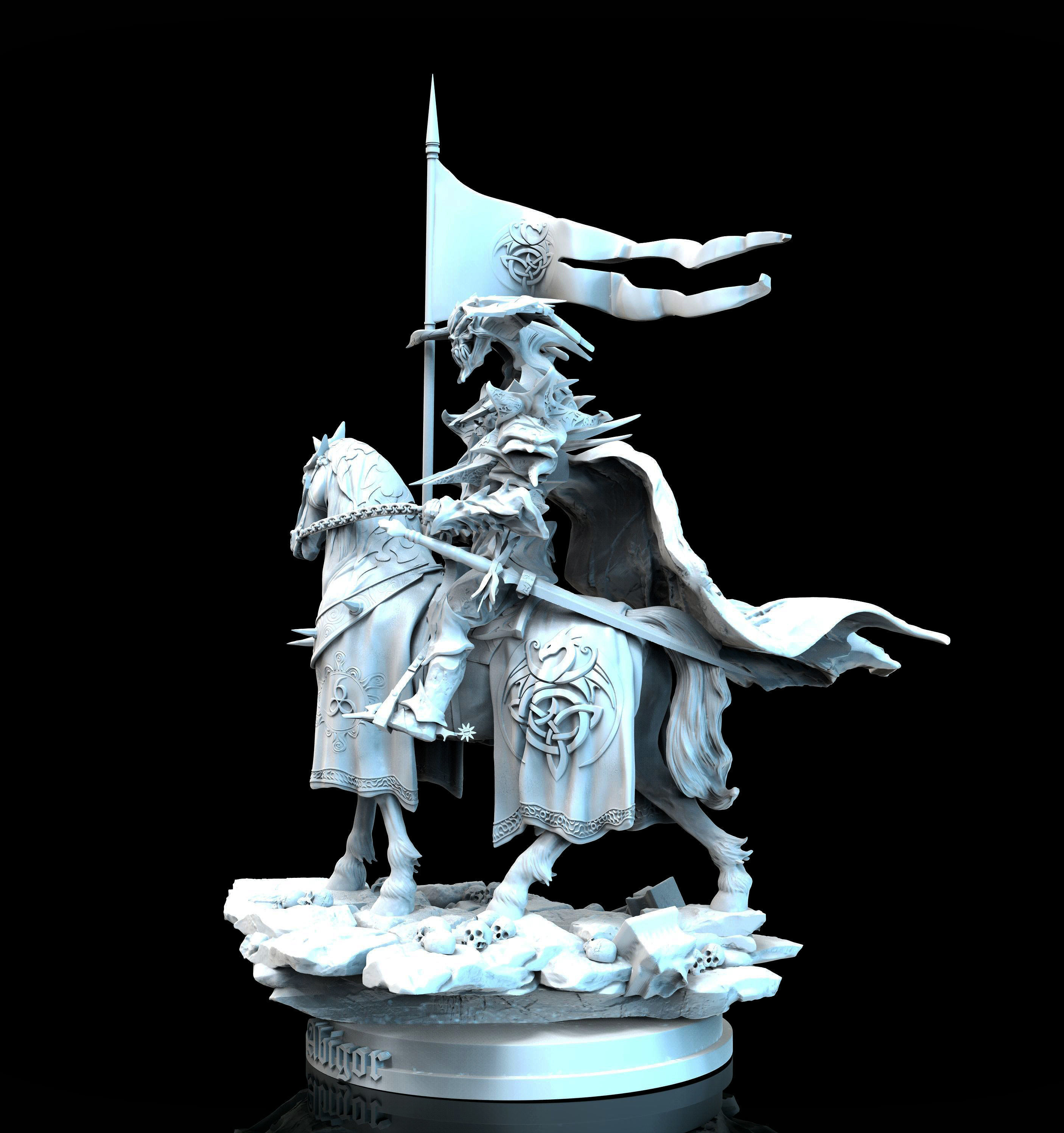 Abigor demon  3D print model_4