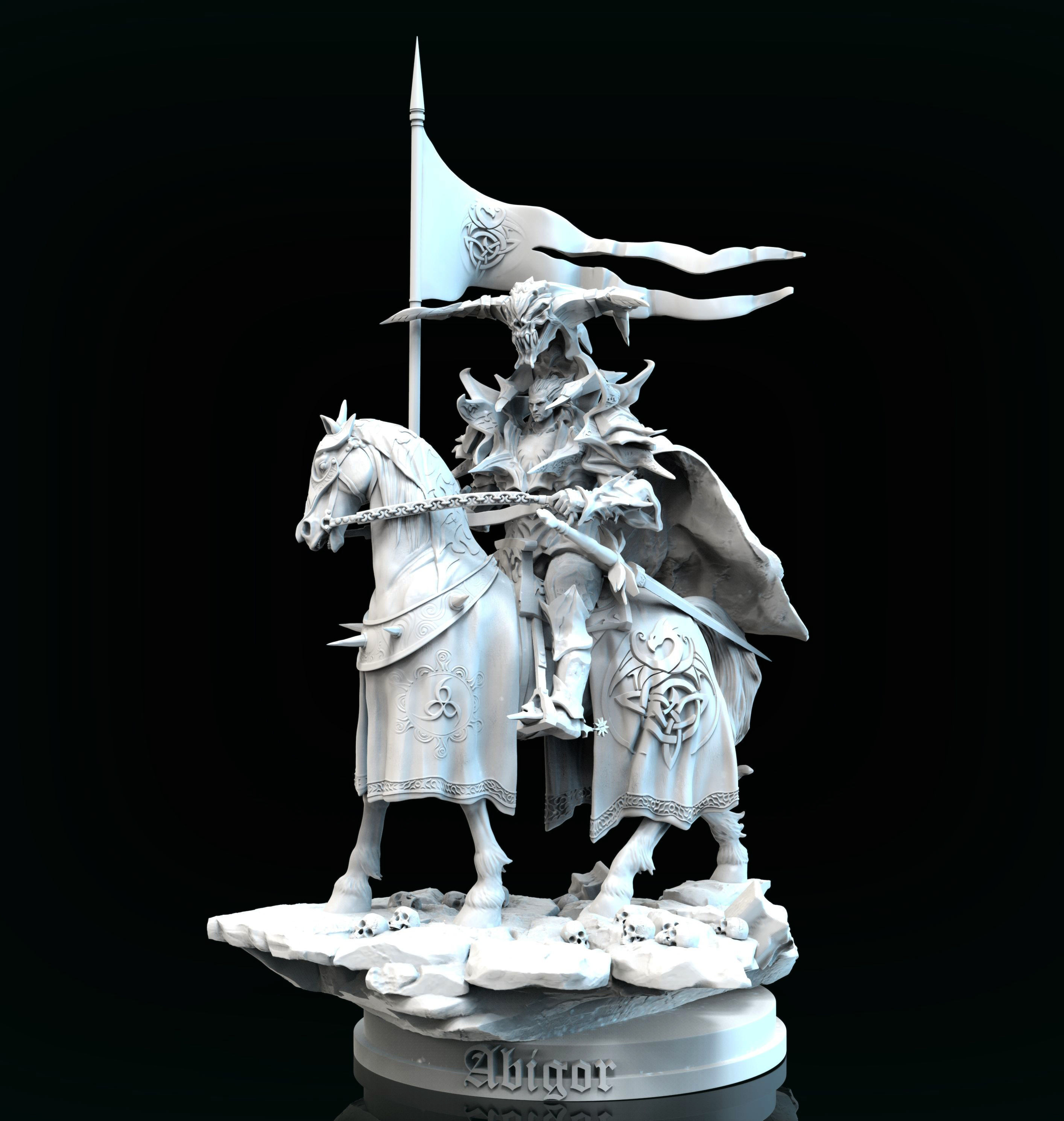 Abigor demon  3D print model_1