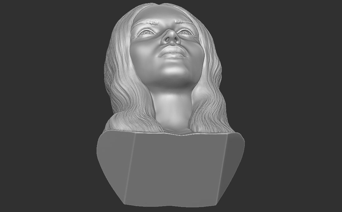 Megan Fox bust for 3D printing 3D print model_27