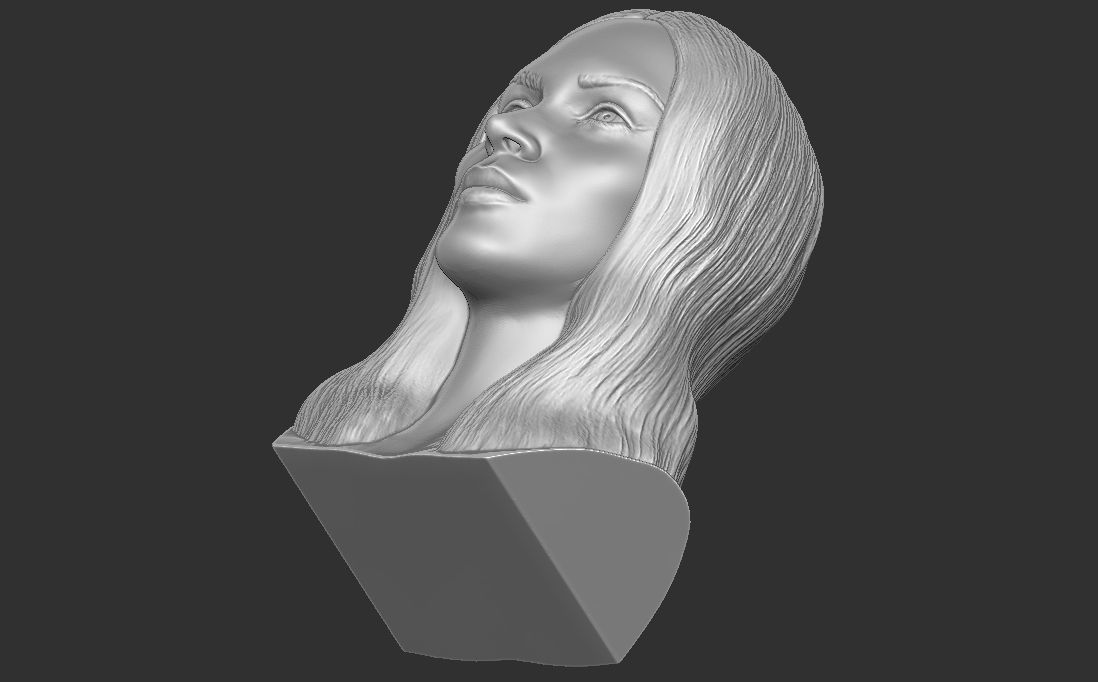 Megan Fox bust for 3D printing 3D print model_28