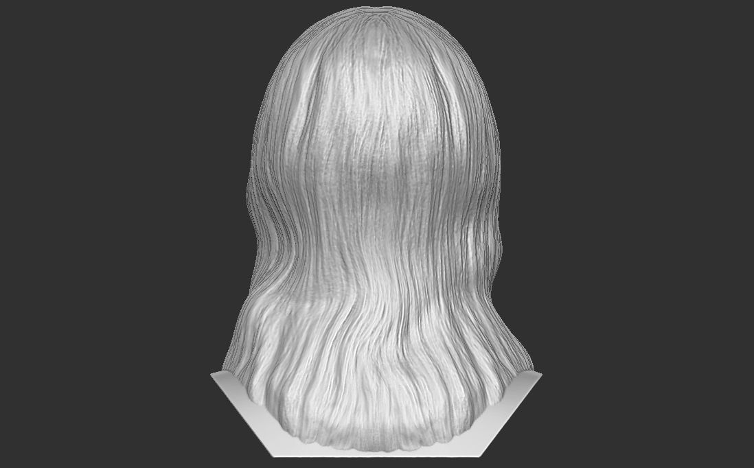 Megan Fox bust for 3D printing 3D print model_11