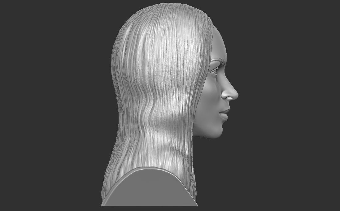 Megan Fox bust for 3D printing 3D print model_13