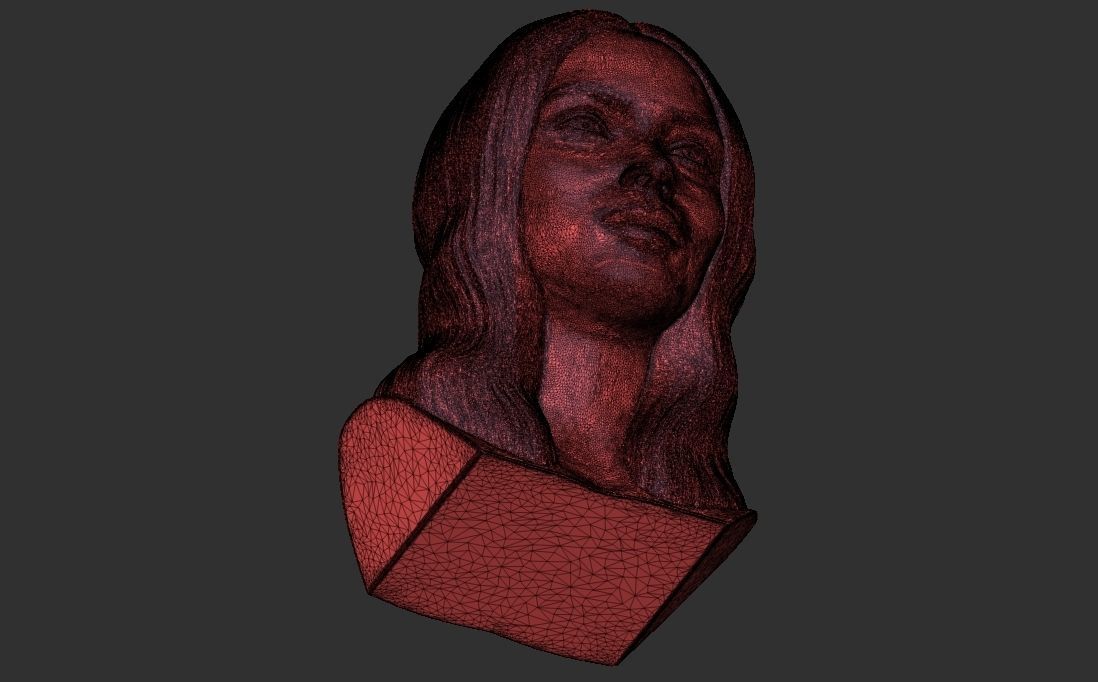 Megan Fox bust for 3D printing 3D print model_33