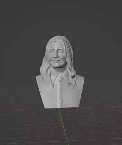 J K Rowling bust  3D print model