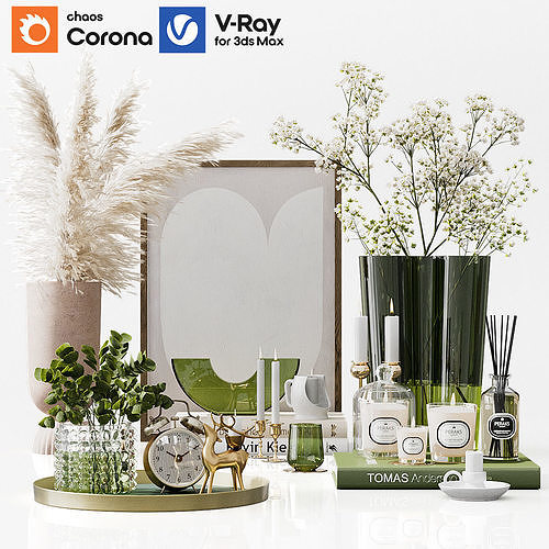 Decoration Set 02 3D model
