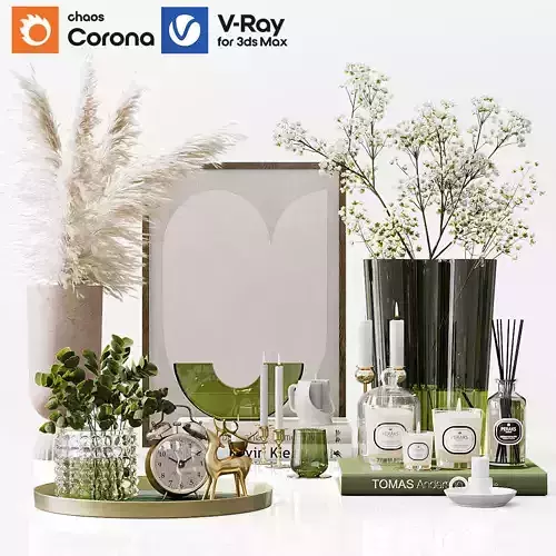 Decoration Set 02 3D model