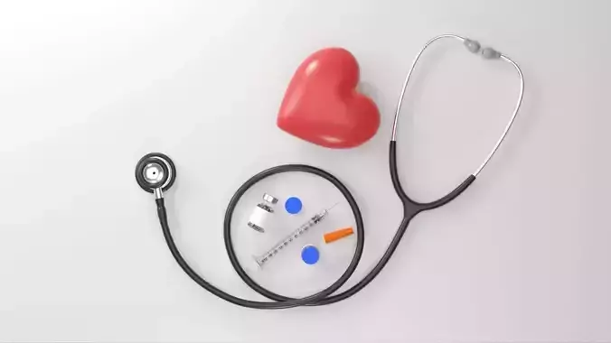 stethoscope with medical accessories