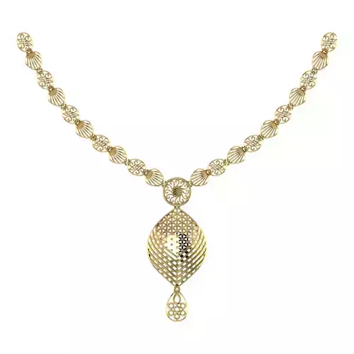 Gold Turkish Necklace with Earrings