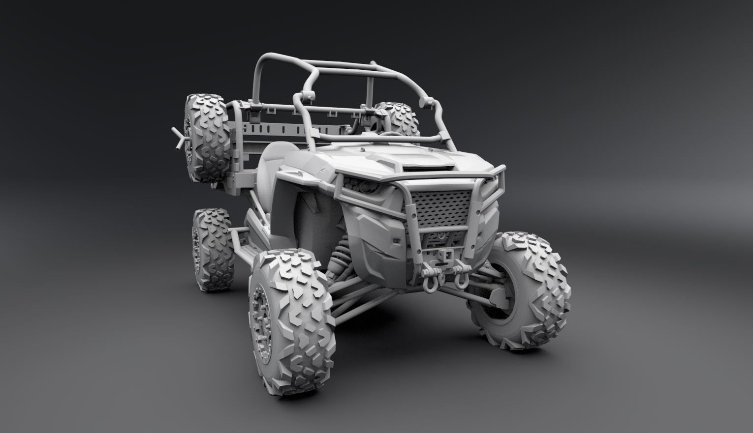 MRZR D2 scale model 3D print model_4
