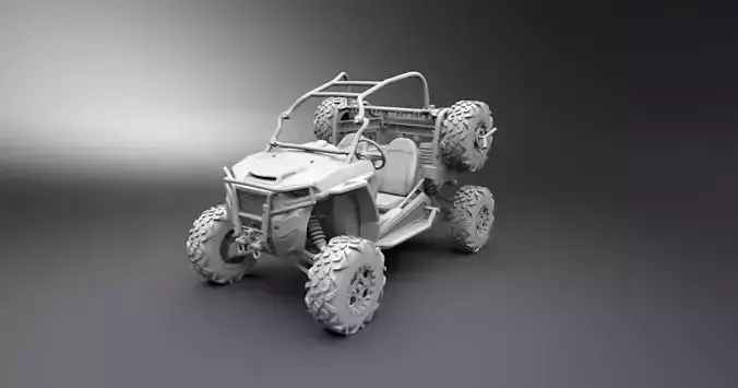 MRZR D2 scale model 3D print model