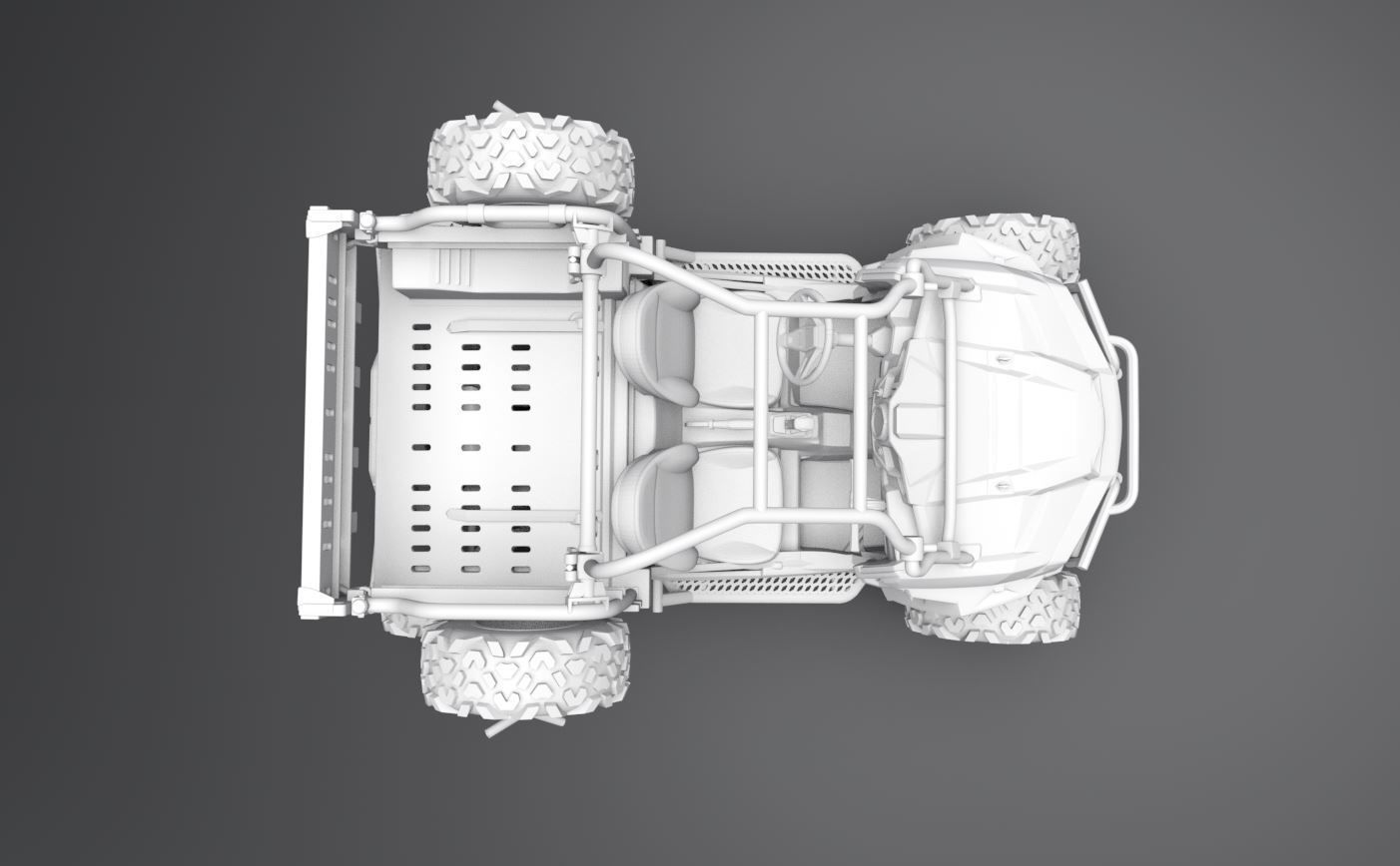 MRZR D2 scale model 3D print model_3