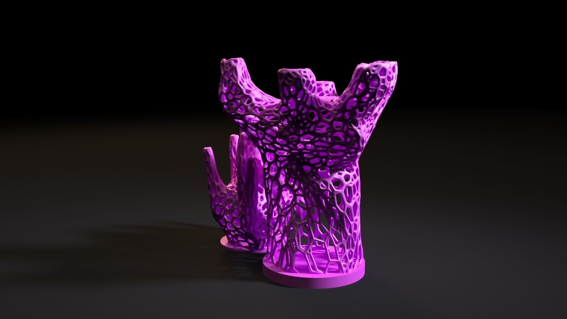 Unusual decorative vase 3D print model_4