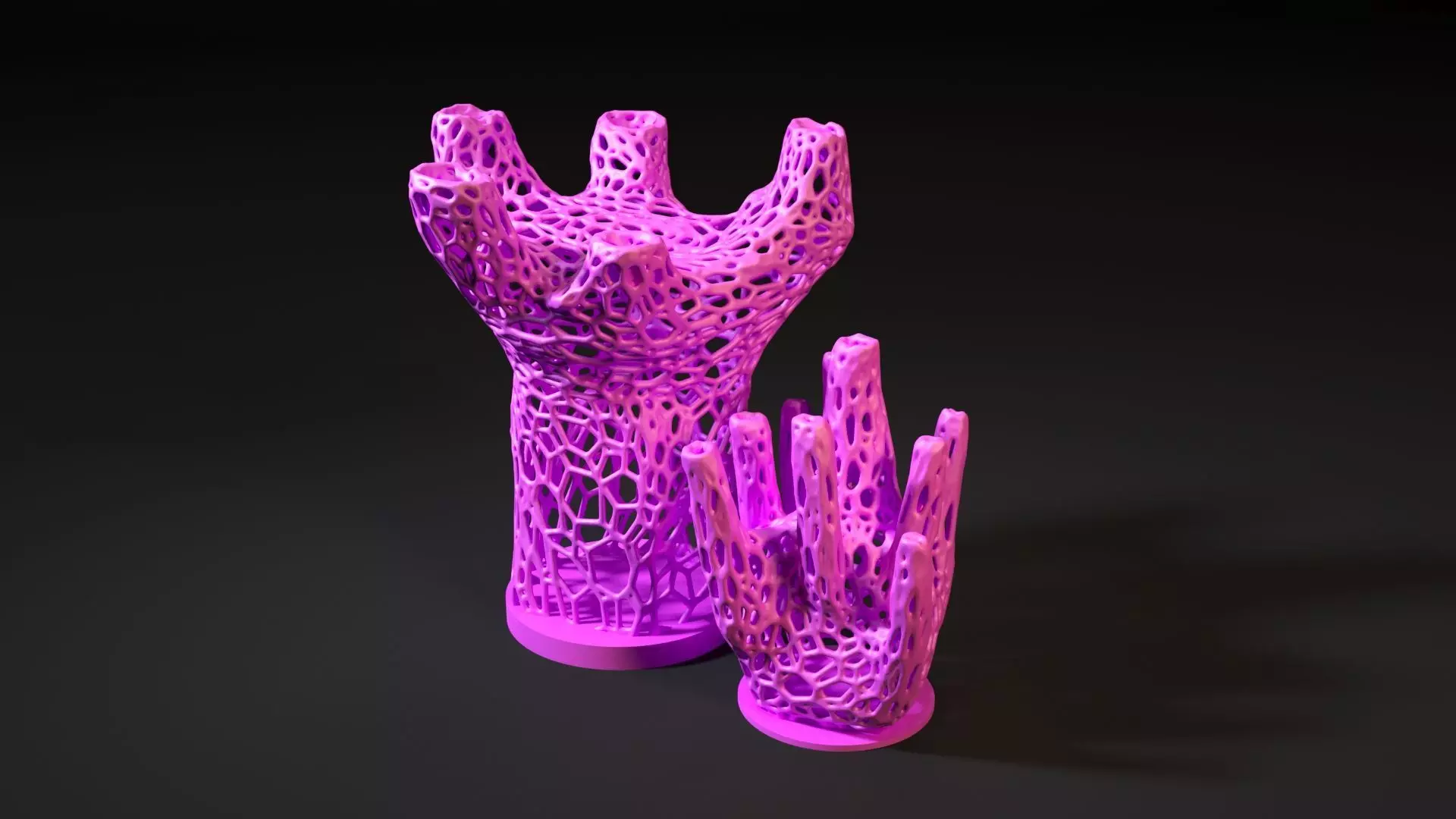 Unusual decorative vase 3D print model_0