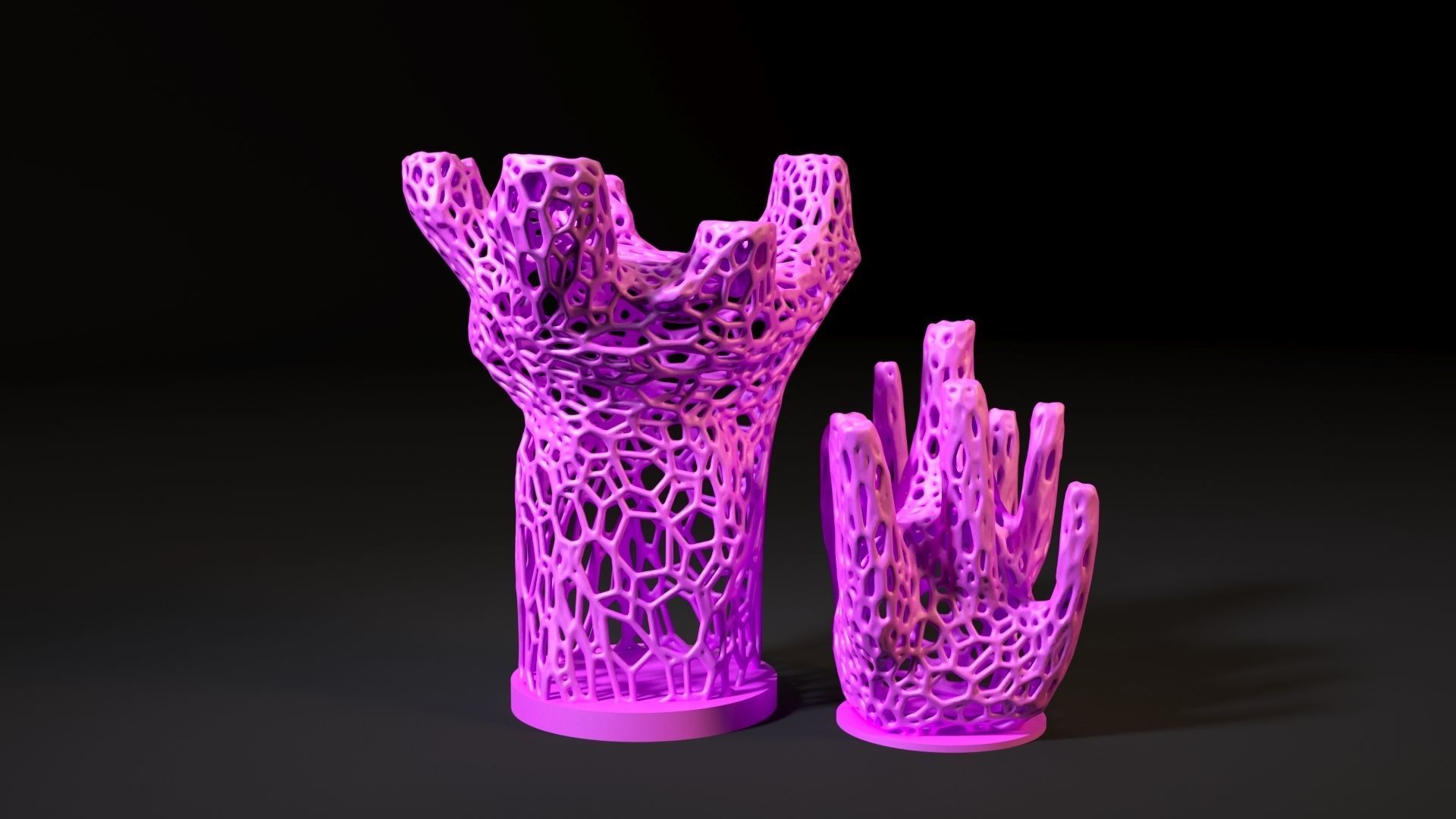 Unusual decorative vase 3D print model_7