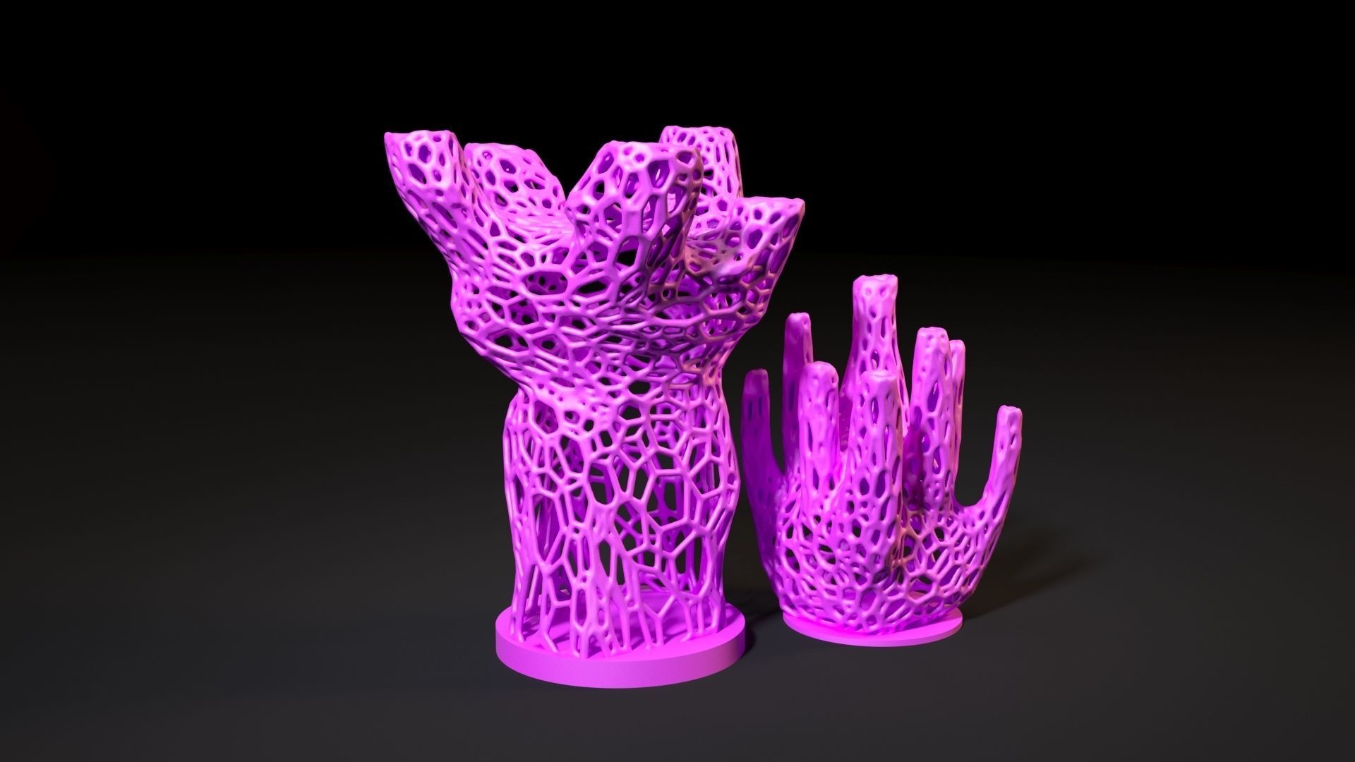 Unusual decorative vase 3D print model_6