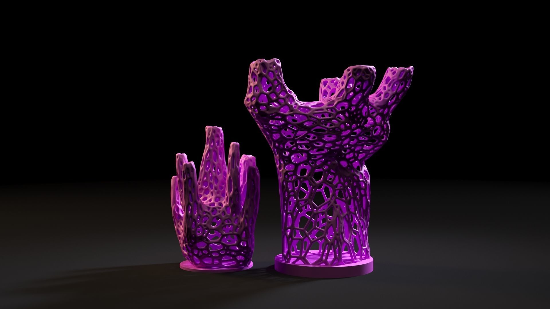 Unusual decorative vase 3D print model_3