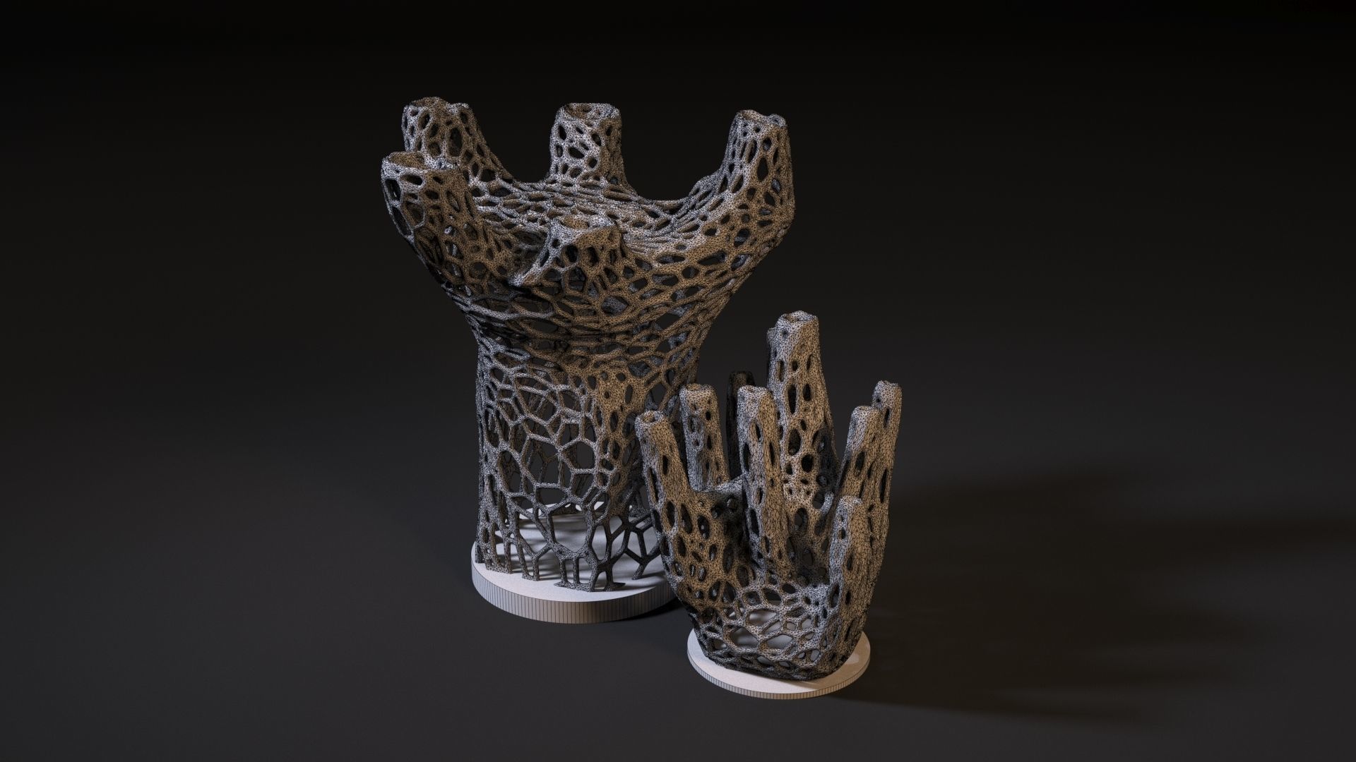 Unusual decorative vase 3D print model_10