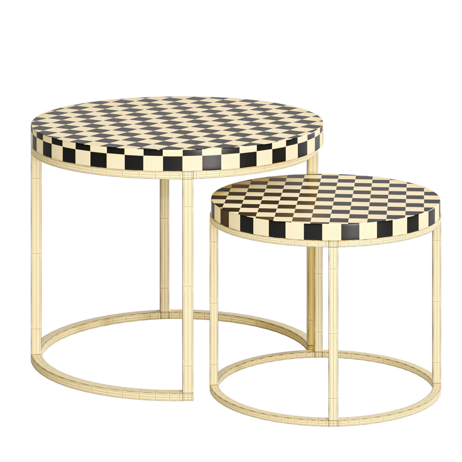 coffee table 3D model_1