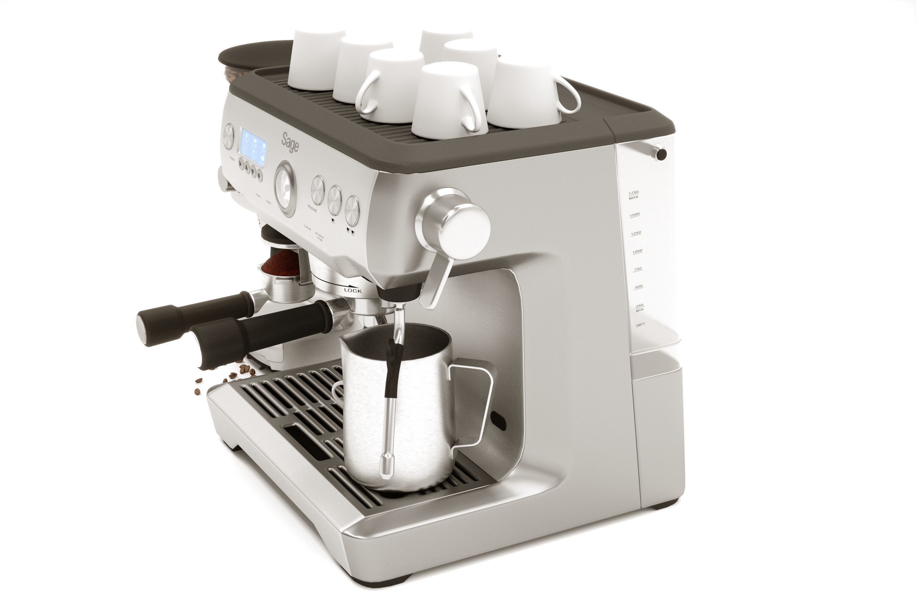 Sage Barista Coffee Machine 3D model_5