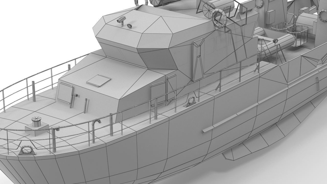 Birkholm  Vessel - A542 with PBR textures Low-poly 3D model_32