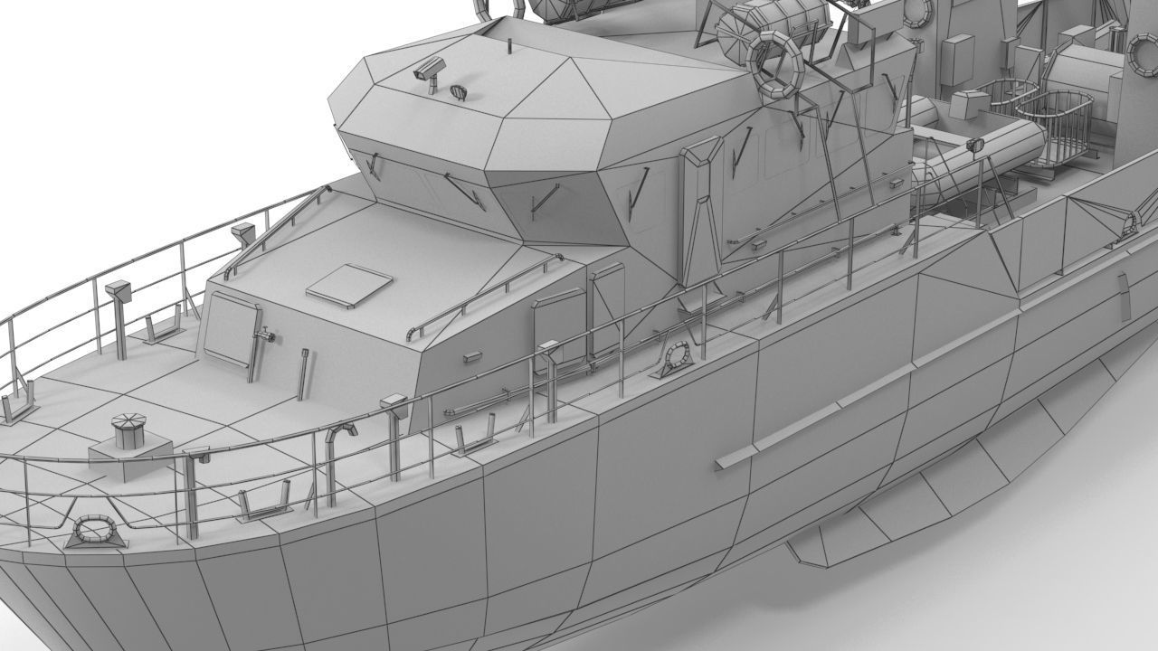 Birkholm  Vessel - A542 with PBR textures Low-poly 3D model_29