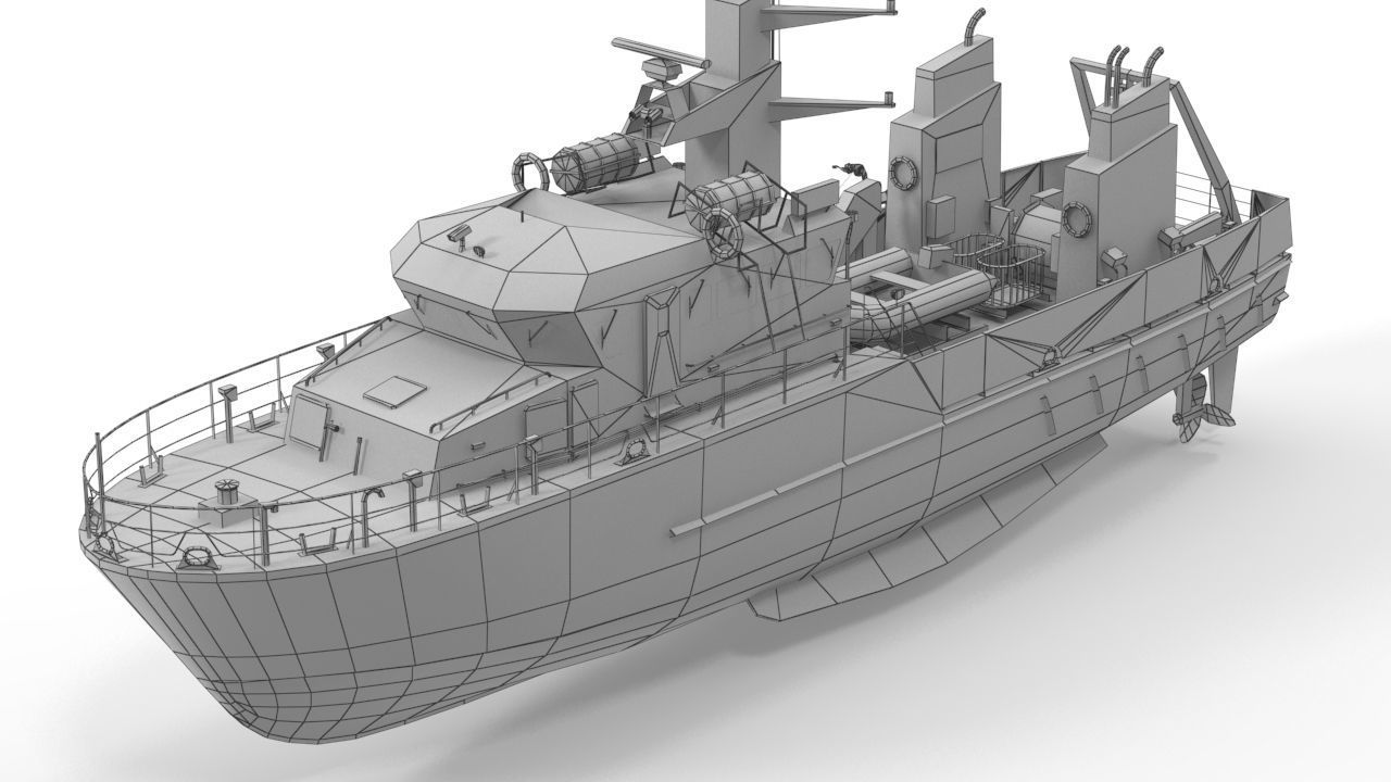 Birkholm  Vessel - A542 with PBR textures Low-poly 3D model_28